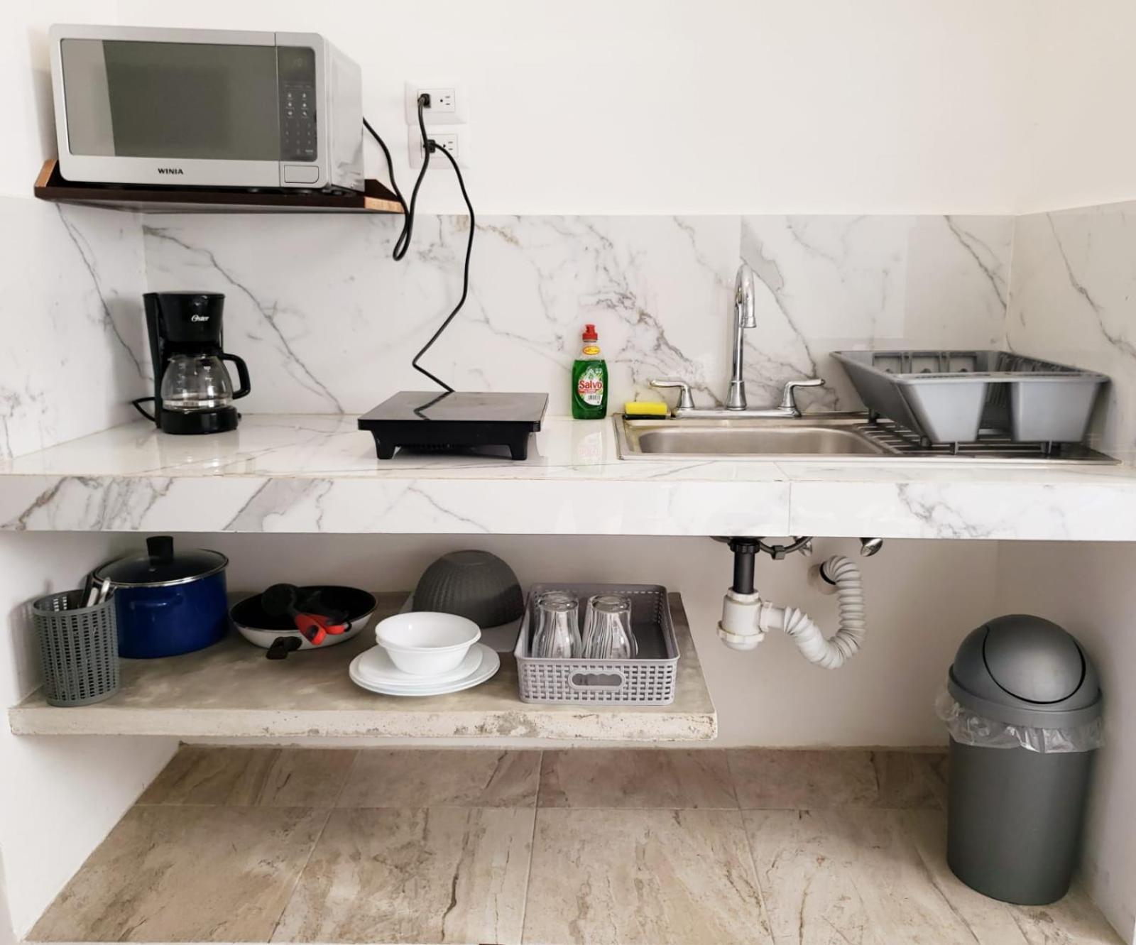 Casa Aura - Center Studio With Kitchen イスラ・ムヘーレス エクステリア 写真